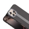Apple iPhone 16 Pro Kılıf Magsafe Şarj Özellikli Karbon Fiber Görünümlü Zore Gros Kapak