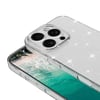 Apple iPhone 16 Pro Kılıf Magsafe Şarj Özellikli Parlayan Simli Şeffaf Zore Redos Kapak