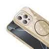 Apple iPhone 16 Pro Kılıf Magsafe Şarj Özellikli Parlayan Simli Zore Okso Kapak