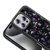 Apple iPhone 16 Pro Kılıf Taşlı ve Simli Tasarım Zore Azra Kapak