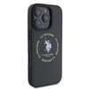 Apple iPhone 16 Pro Kılıf U.S. Polo Assn. Orjinal Lisanslı M-safe Şarj Özellikli Circle ve Double Horse Logolu Deri Kapak