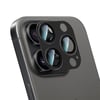Apple iPhone 16 Pro Max CaseWorld Karbon Fiber Serisi Anti Reflective Ultra Clear Full Kamera Lens Koruyucu
