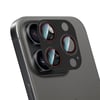 Apple iPhone 16 Pro Max CaseWorld Karbon Fiber Serisi Anti Reflective Ultra Clear Full Kamera Lens Koruyucu