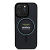Apple iPhone 16 Pro Max Kılıf Aston Martin Orjinal Lisanslı M-safe Şarj Özellikli Renkli Halka ve Karbon Fiber Tasarımlı Kapak