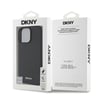 Apple iPhone 16 Pro Max Kılıf DKNY Orjinal Lisanslı M-safe Şarj Özellikli Metal Logolu PU Deri Grained Kapak