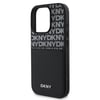 Apple iPhone 16 Pro Max Kılıf DKNY Orjinal Lisanslı Kartlıklı 3D Yazılı Repeat Texture Pattern Kapak