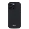 Apple iPhone 16 Pro Max Kılıf DKNY Orjinal Lisanslı M-safe Şarj Özellikli Metal Logolu PU Deri Grained Kapak