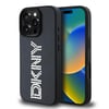 Apple iPhone 16 Pro Max Kılıf DKNY Orjinal Lisanslı Taşlı DKNY Yazılı Metalik Rhinestones PU Deri Kapak