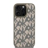 Apple iPhone 16 Pro Max Kılıf DKNY Orjinal Lisanslı M-safe Şarj Özellikli 3D Yazılı Grid Pattern Kapak