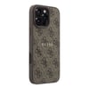 Apple iPhone 16 Pro Max Kılıf Guess Orjinal Lisanslı M-safe Kabartmalı 4G Desenli Yazı Logolu Kapak