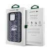 Apple iPhone 16 Pro Max Kılıf Lacoste Orjinal Lisanslı M-safe Şarj Özellikli Mono Vintage Logo Kapak
