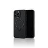 Apple iPhone 16 Pro Max Kılıf M-safe Şarj Özellikli Standlı Suni Deri Tasarımlı Pynana Dancing Circle Serisi Kapak