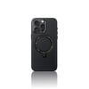 Apple iPhone 16 Pro Max Kılıf M-safe Şarj Özellikli Standlı Suni Deri Tasarımlı Pynana Dancing Circle Serisi Kapak