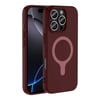 Apple iPhone 16 Pro Max Kılıf M-Safe Şarj Özellikli Zore Aris Silikon Kapak