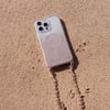 Apple iPhone 16 Pro Max Kılıf M-safe Şarj Özellikli Simli Arka Yüzey Askı Aparatlı Coehl Lumino Kapak
