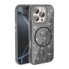 Apple iPhone 16 Pro Max Kılıf M-safe Şarj Özellikli Parlayan Simli Zore Okso Kapak