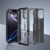 Apple iPhone 16 Pro Max Kılıf M-safe Şarj Özellikli Airbagli Raptic Apex Serisi Karbon Fiber Tasarımlı Kapak