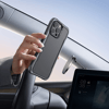 Apple iPhone 16 Pro Max Kılıf M-safe Şarj Özellikli Airbagli Raptic Apex Serisi Karbon Fiber Tasarımlı Kapak