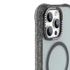 Apple iPhone 16 Pro Max Kılıf Magsafe Şarj Özellikli Taşlı ve Simli Tasarım Mutural Blink Kapak