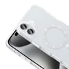 Apple iPhone 16 Pro Max Kılıf Taşlı Tasarım M-safe Şarj Özellikli Zore Koment Silikon Kapak