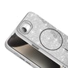 Apple iPhone 16E Kılıf Magsafe Şarj Özellikli Parlayan Simli Zore Okso Kapak