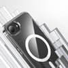 Apple iPhone 16E Kılıf Magsafe Şarj Özellikli Şeffaf Sert PC Zore Embos Kapak