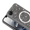 Apple iPhone 16E Kılıf Pırlanta Tasarımlı M-safe Şarj Özellikli Zore Mozaik Silikon Kapak