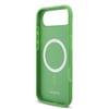 Apple iPhone 17 Air Kılıf Lacoste Orjinal Lisanslı M-safe Şarj Özellikli PU Pike Desenli Metal Logolu Kartlıklı Kapak