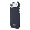 Apple iPhone 17 Air Kılıf Lacoste Orjinal Lisanslı M-Safe Şarj Özellikli PVC Pike Desenli Arka Yüzey İkonik Timsah Dokuma Logolu Kapak