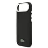 Apple iPhone 17 Air Kılıf Lacoste Orjinal Lisanslı M-safe Şarj Özellikli PU Pike Desenli Standlı Metal Logolu Kapak
