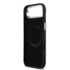 Apple iPhone 17 Air Kılıf Lacoste Orjinal Lisanslı M-safe Şarj Özellikli PU Pike Desenli Standlı Metal Logolu Kapak