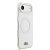 Apple iPhone 17 Air Kılıf Lacoste Orjinal Lisanslı M-safe Şarj Özellikli İkonik Timsah Logolu Buzlu Kapak