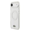 Apple iPhone 17 Air Kılıf Lacoste Orjinal Lisanslı M-safe Şarj Özellikli İkonik Timsah Logolu Buzlu Kapak