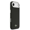 Apple iPhone 17 Air Kılıf Lacoste Orjinal Lisanslı M-safe Şarj Özellikli PU Pike Desenli Standlı Metal Logolu Kapak