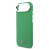 Apple iPhone 17 Air Kılıf Lacoste Orjinal Lisanslı M-Safe Şarj Özellikli PVC Pike Desenli Arka Yüzey İkonik Timsah Dokuma Logolu Kapak