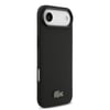 Apple iPhone 17 Air Kılıf Lacoste Orjinal Lisanslı M-safe Şarj Özellikli PU Pike Desenli Metal Logolu Kartlıklı Kapak