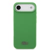 Apple iPhone 17 Air Kılıf Lacoste Orjinal Lisanslı M-safe Şarj Özellikli PU Pike Desenli Metal Logolu Kartlıklı Kapak