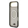 Apple iPhone 17 Air Kılıf Lacoste Orjinal Lisanslı M-safe Şarj Özellikli Gold Timsah Logolu Buzlu Kapak