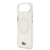 Apple iPhone 17 Air Kılıf Lacoste Orjinal Lisanslı M-safe Şarj Özellikli İkonik Timsah Logolu Buzlu Kapak