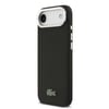 Apple iPhone 17 Air Kılıf Lacoste Orjinal Lisanslı M-safe Şarj Özellikli PU Pike Desenli Standlı Metal Logolu Kapak