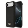 Apple iPhone 17 Air Kılıf Lacoste Orjinal Lisanslı M-safe Şarj Özellikli PU Deri Tasarımlı Metal Logolu Kapak