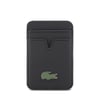 Apple iPhone 17 Air Kılıf Lacoste Orjinal Lisanslı M-safe Şarj Özellikli PU Pike Desenli Metal Logolu Kartlıklı Kapak