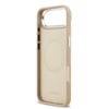 Apple iPhone 17 Air Kılıf Lacoste Orjinal Lisanslı M-safe Şarj Özellikli PU Pike Desenli Standlı Metal Logolu Kapak