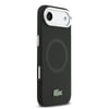 Apple iPhone 17 Air Kılıf Lacoste Orjinal Lisanslı M-safe Şarj Özellikli İkonik Logolu Metal Kamera Çerçeveli Silikon Kapak
