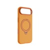 Apple iPhone 17 Air Kılıf M-safe Şarj Özellikli Metal Standlı Sıvı Silikon Lenyes CK223 Kapak