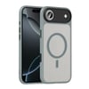 Apple iPhone 17 Air Kılıf Mat Arka Yüzey Wireless Şarj Özellikli Zore Flet M-safe Kapak