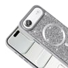 Apple iPhone 17 Air Kılıf Pırlanta Tasarımlı M-safe Şarj Özellikli Zore Mozaik Silikon Kapak
