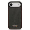 Apple iPhone 17 Air Kılıf Redbull Orjinal Lisanslı M-safe Şarj Özellikli Karbon Fiber Parlayan Logolu Kevlar Kapak