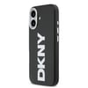 Apple iPhone 17 Kılıf DKNY Orjinal Lisanslı M-safe Şarj Özellikli PU Büyük Dikey Logolu Kapak