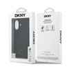 Apple iPhone 17 Kılıf DKNY Orjinal Lisanslı M-safe Şarj Özellikli Metal Logolu Silikon Kapak